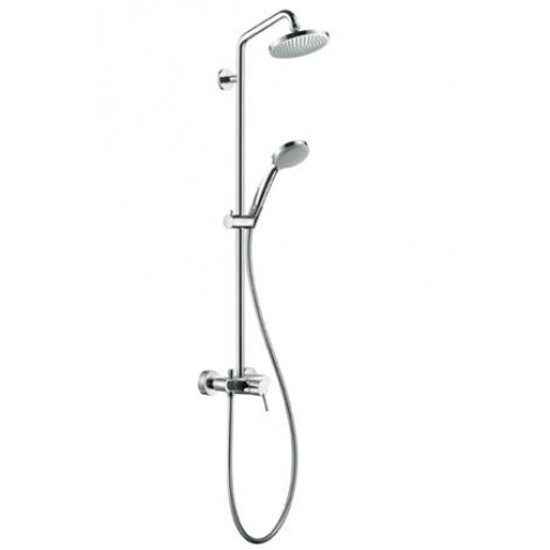 Hansgrohe CROMA 100 Showerpipe Páková baterie EcoSmart DN15, chrom 27155000