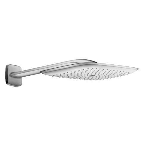 Hansgrohe PURAVIDA Horní sprcha 400 mm DN15 s ramenem 387 mm, bílá/ chrom 27437400