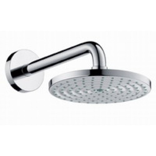 Hansgrohe RAINDANCE Talířová horní sprcha 180 mm DN15 se sprchovým ramenem, chrom 27471000