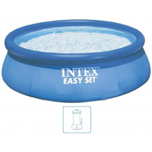 INTEX Easy Set Pool Bazén 305 x 76 cm s kartušovou filtrační pumpou 28122NP