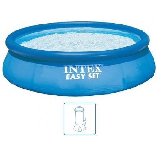 INTEX Easy Set Pool Bazén 366 x 76 cm s kartušovou filtrační pumpou 28132NP