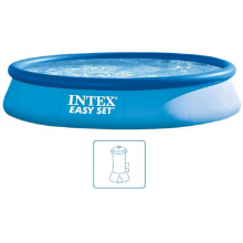 INTEX Easy Set Pool Bazén 457 x 84 cm s kartušovou filtrační pumpou 28158GN