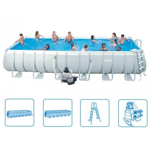 INTEX Ultra Frame Pool 7,32 x 3,66 x 1,32 m, 28362NP