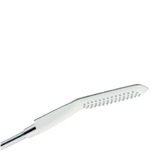 Hansgrohe PURAVIDA 120 1jet EcoSmart Tyčová ruční sprcha DN15, bílá/ chrom 28568400 Hansgrohe PURAVIDA 120 1jet EcoSmart Tyčová ruční sprcha DN15, bílá/ chrom 28568400