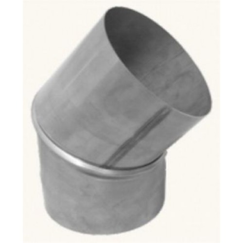 Koleno nerez 2-segmentové 0-45° 180mm Koleno nerez 2-segmentové 0-45° 180mm
