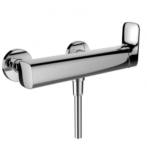 LAUFEN CITYPLUS Sprchová nástěnná páková baterie, průtok 10,8 l/min - měřeno u ruční sprchy 3.3175.7.004.400.1