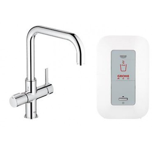 GROHE Red Duo armatura a kombinovaný boiler (4l), chrom 30145000