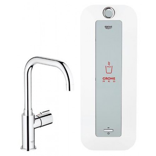 GROHE Red Mono stojánkový ventil a kombi bojler (8 l), chrom 30157000