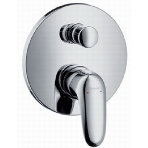 Hansgrohe METRIS E Páková vanová baterie pod omítku s bezpeč. kombinací, chrom 31476000