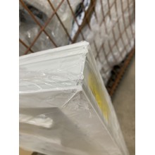 VÝPRODEJ ACO sklepní celoplastové okno s IZO sklem 80 x 40 cm bílá POŠKOZENÉ!!