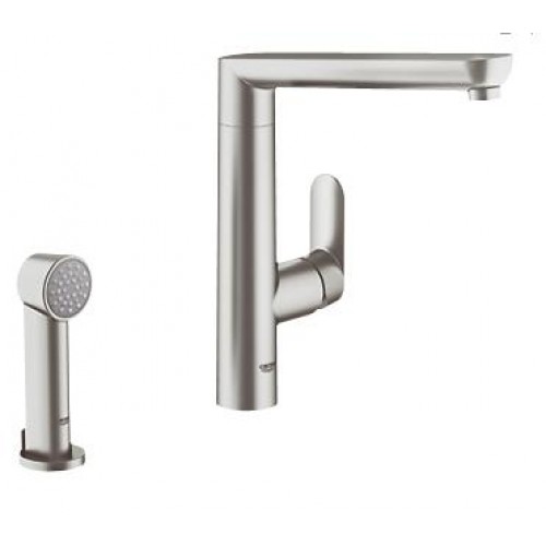GROHE K7 páková dřezová baterie, DN 15, Supersteel 32179DC0