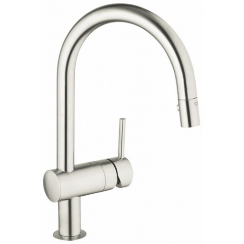 GROHE Minta páková dřezová baterie, DN 15, Supersteel 32321DC0