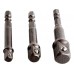 EXTOL CRAFT Sada redukcí, adaptérů z 1/4" BIT na čtyřhran vnější 1/4" 3/8" 1/2", 32600