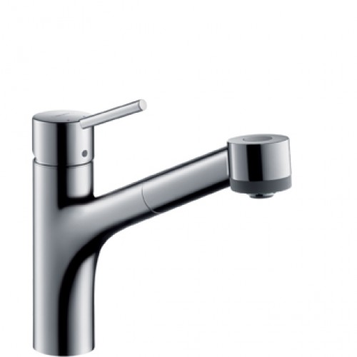 Hansgrohe TALIS S Páková kuchyňská armatura DN15 s vytažitelnou sprškou, chrom 32841000