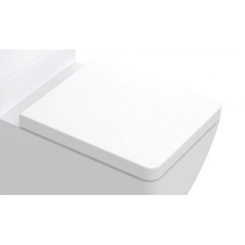 SAPHO EGO 328801 WC sedátko Soft Close, termoplast, bílá