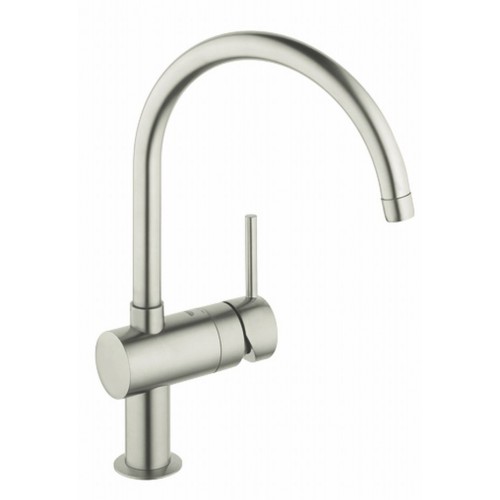 GROHE Minta páková dřezová baterie, DN 15, Supersteel 32917DC0 GROHE Minta páková dřezová baterie, DN 15, Supersteel 32917DC0
