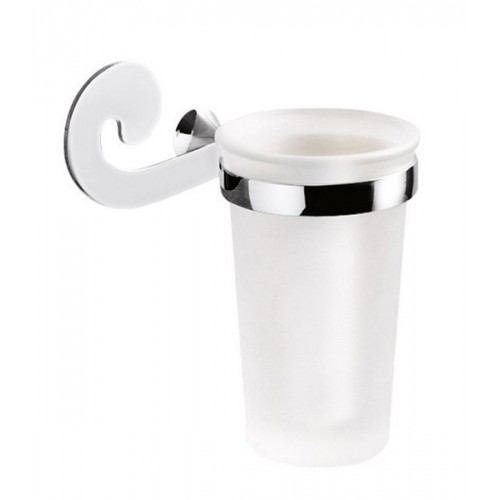 SAPHO SISSI 331013 držák na kartáčky, chrom/sklo satin