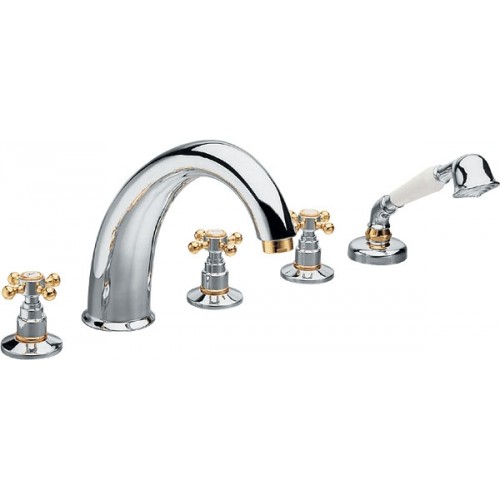 SAPHO NA OKRAJ VANY 3312 Pětiprvková baterie s přepínačem