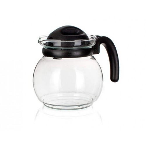 BANQUET Skleněná kulatá konvice 1 Bormio plastové víčko 350020 BANQUET Skleněná kulatá konvice 1 Bormio plastové víčko 350020