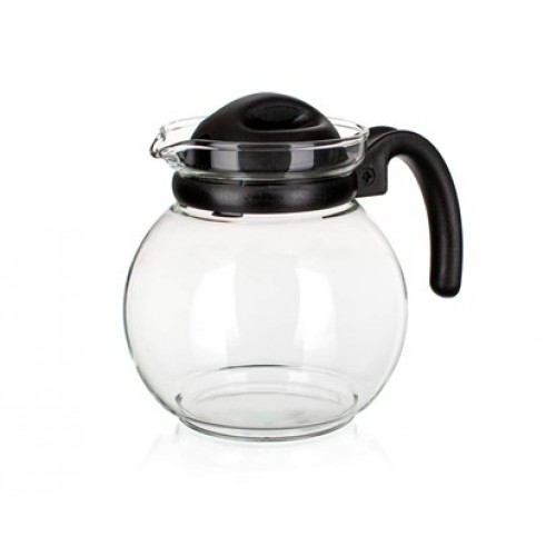 BANQUET Skleněná kulatá konvice 1,5 Bormio plastové víčko 350021 BANQUET Skleněná kulatá konvice 1,5 Bormio plastové víčko 350021