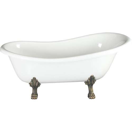 POLYSAN Vana RECTIME 160 volně stojící, nohy bílé