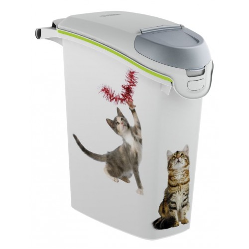 CURVER PETS Kontejner na suché krmivo 10kg/23L 49,7 x 50,6 x 23,3 cm kočka 03882-P82
