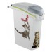 CURVER PETS Kontejner na suché krmivo 10kg/23L 49,7 x 50,6 x 23,3 cm kočka 03882-P82