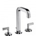 Hansgrohe AXOR CITTERIO Tříot. umyv. arm. s ovl. páčkami a krát. výtokem, chrom 39135000