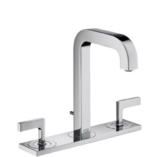 Hansgrohe AXOR CITTERIO Tříot. umyv. arm. s ovl. páčkami a krát. výtokem, chrom 39136000 Hansgrohe AXOR CITTERIO Tříot. umyv. arm. s ovl. páčkami a krát. výtokem, chrom 39136000