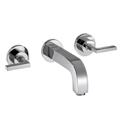 Hansgrohe AXOR CITTERIO Tříot. umyv. arm. s ovl. páčkami a dlouh. výtokem, chrom 39147000