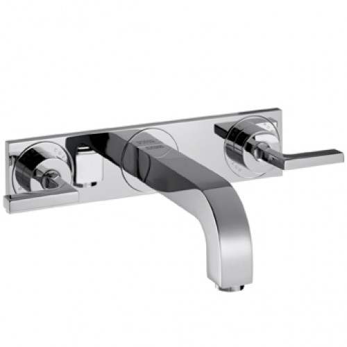 Hansgrohe AXOR CITTERIO Tříot. umyv. arm. s ovl. páčkami a dlouh. výtokem, chrom 39148000