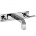 Hansgrohe AXOR CITTERIO Tříot. umyv. arm. s ovl. páčkami a dlouh. výtokem, chrom 39148000