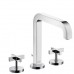 Hansgrohe AXOR CITTERIO Tříot. umyv. arm. s kříž. kohouty a dlouh. výtokem, chrom 39153000