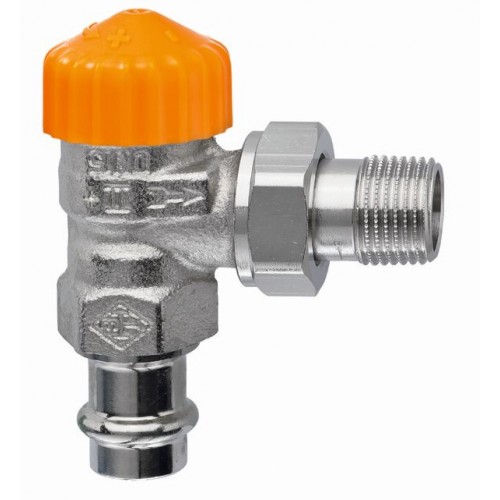 HEIMEIER termostatický ventil Eclipse 1/2" (DN 15), rohový s lisov. připojením 3941-15.000