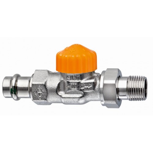 HEIMEIER termostatický ventil Eclipse 1/2" (DN 15), přímý s lisov. připojením 3942-15.000