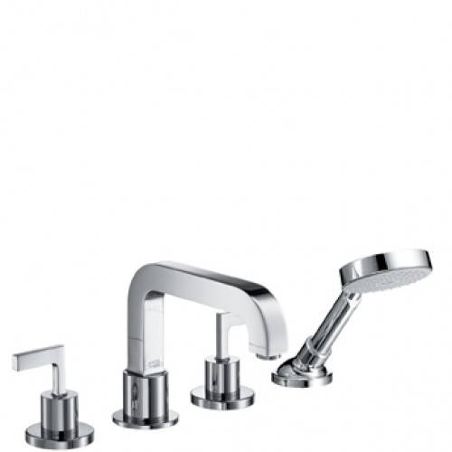 Hansgrohe AXOR CITTERIO Čtyřotv. arm. na okraj vany s ovl. páčkami, chrom 39446000