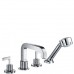 Hansgrohe AXOR CITTERIO Čtyřotv. arm. na vanový sokl s ovl. páčkami, chrom 39454000