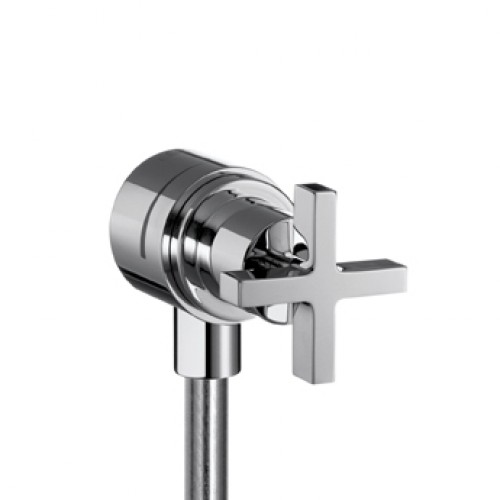 Hansgrohe AXOR CITTERIO Fixfit Stop Uzavírací ventil s kříž. rukojetí, chrom 39883000 Hansgrohe AXOR CITTERIO Fixfit Stop Uzavírací ventil s kříž. rukojetí, chrom 39883000