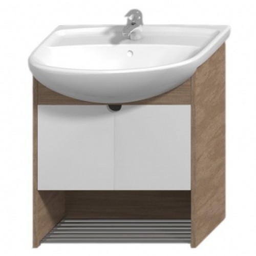 Jika LYRA PLUS skříňka pod umyvadlo 65cm bílá/ořech 4.5283.1.038.547.1 Jika LYRA PLUS skříňka pod umyvadlo 65cm bílá/ořech 4.5283.1.038.547.1