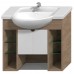 Jika LYRA PLUS skříňka pod umyvadlo 80cm bílá/ořech 4.5285.1.038.547.1