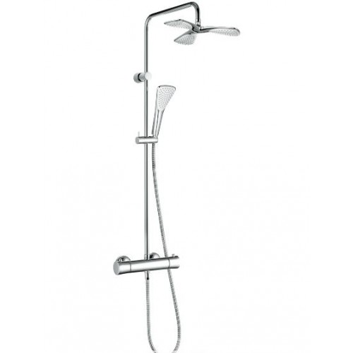 KLUDI Fizz Thermostat Dual Shower system, sprchová souprava, chrom 6709505-00