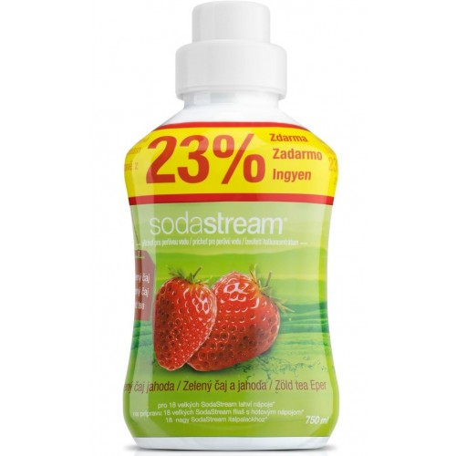 SODASTREAM Sirup Zelený čaj jahoda 750 ml 42002990 SODASTREAM Sirup Zelený čaj jahoda 750 ml 42002990