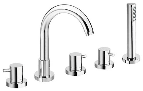 SAPHO NA OKRAJ VANY 430 Pětiprvková baterie s přepínačem