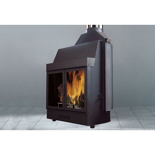 EDILKAMIN IDRO 100 krbová vložka, dvoukřídlová dvířka, otevřený okruh 430380