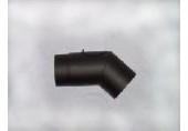 Koleno kouřovodu 145mm 45° (1,5) černé