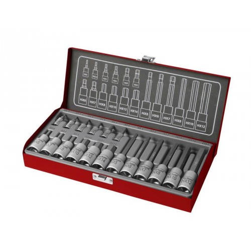 FORTUM klíče zástrčné imbusové, sada 18ks 1/4", 1/2" 4700008 FORTUM klíče zástrčné imbusové, sada 18ks 1/4", 1/2" 4700008