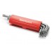 FORTUM L-klíč, sada 9ks, TORX vrtané 4710200