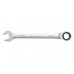 FORTUM klíč ráčnový očkoplochý, 72 zubů, 19mm, L 246mm 4720119