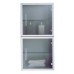 LAUFEN LIVING STYLE Skříňka střední, 380 x 760 mm, černá, dvířka bílá, Pravá