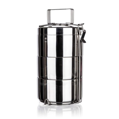 BANQUET AKCENT Jídlonosič nerezový dvoustěnný , 3 díly 48220011